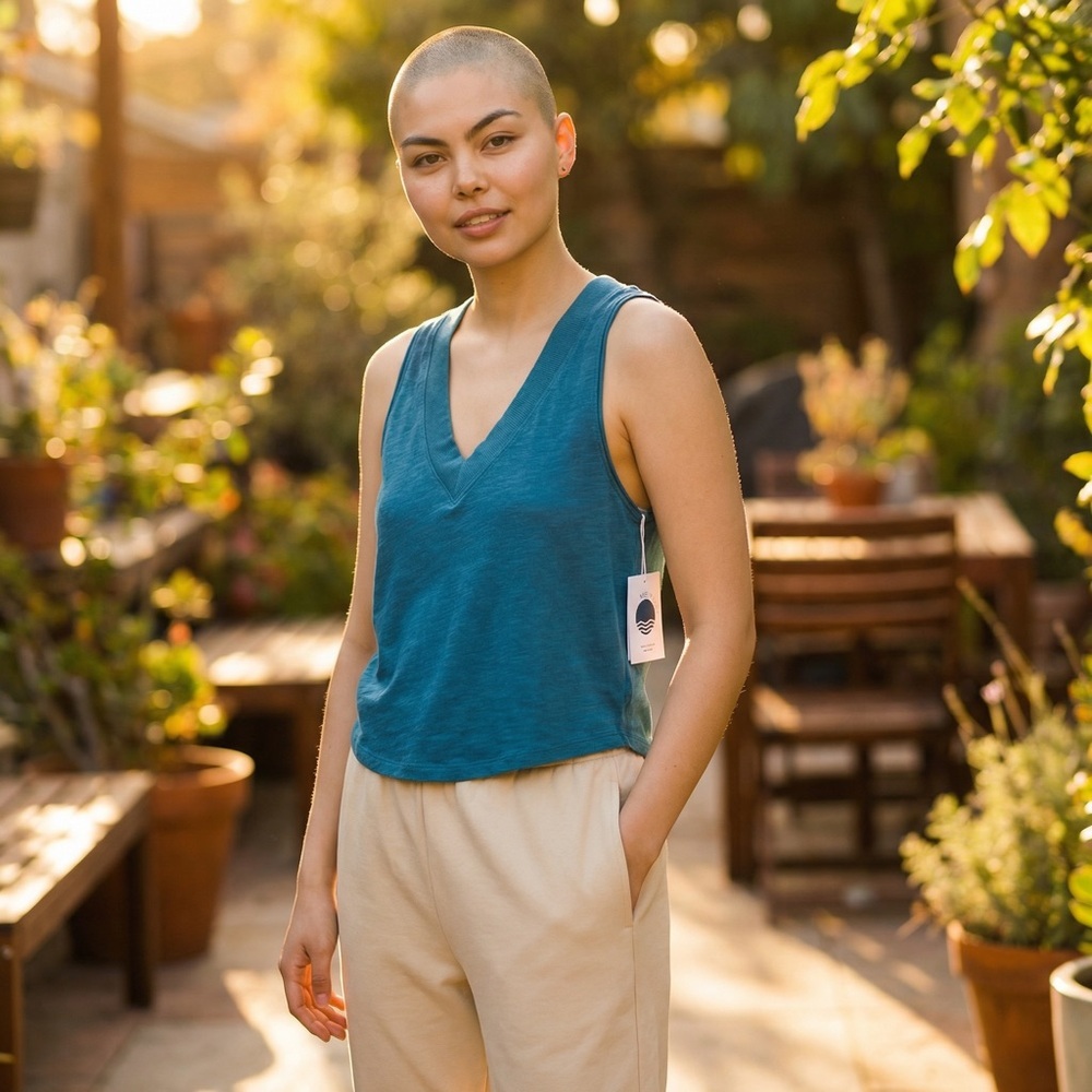 NWT DAILY PRACTICE Sleeveless V-Neck Yoga Top​ - Picture 3 of 9